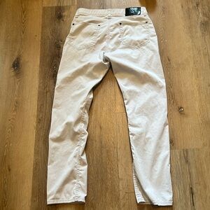 Joseph Abboud Light Grey Off White Pants Light Weight 33x30 Extreme Slim Fit